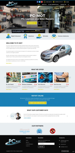 Web Design par pb pour Pc Mot | Design : #10781072