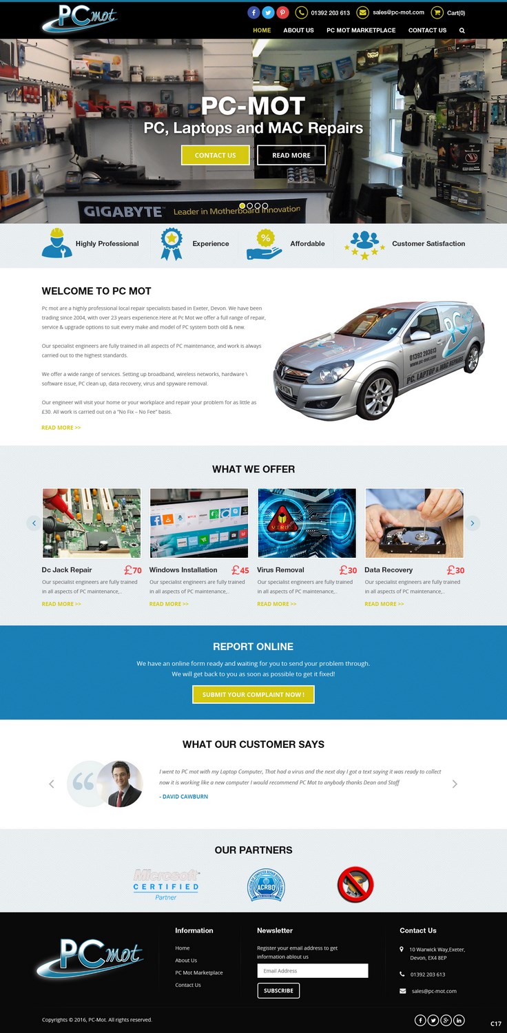 Web-Design von pb für Pc Mot | Design #10781074