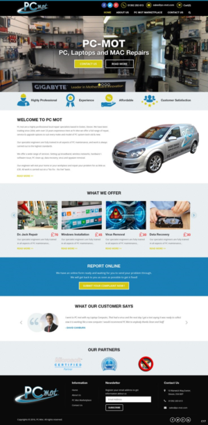 Diseño Web por pb para Pc Mot | Diseño: #10781074