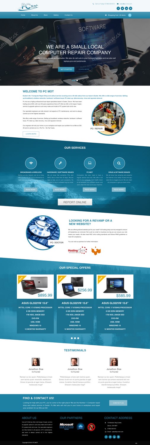 Diseño Web por pb para Pc Mot | Diseño #10781080