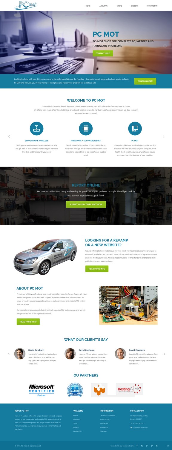 Diseño Web por pb para Pc Mot | Diseño #10781082