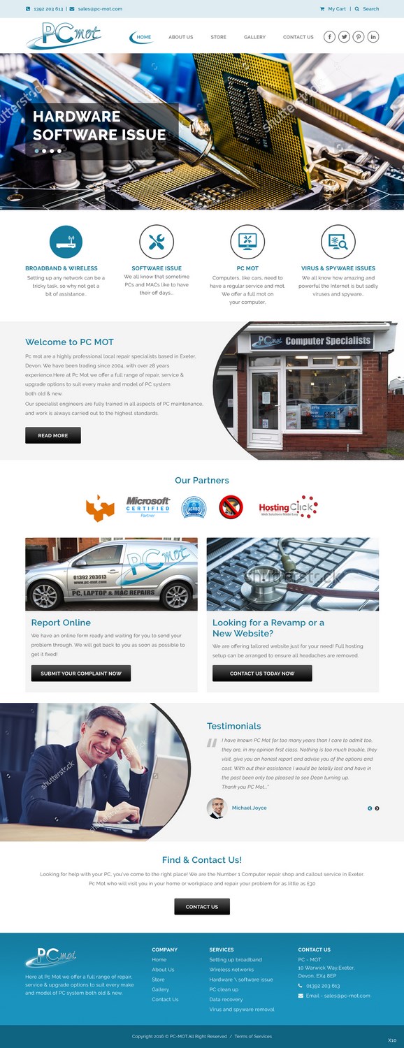 Diseño Web por pb para Pc Mot | Diseño #10781083
