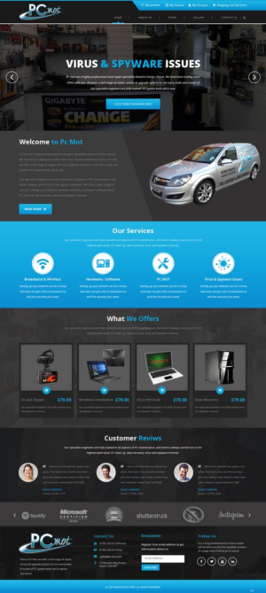 Diseño Web por pb para Pc Mot | Diseño: #10800978
