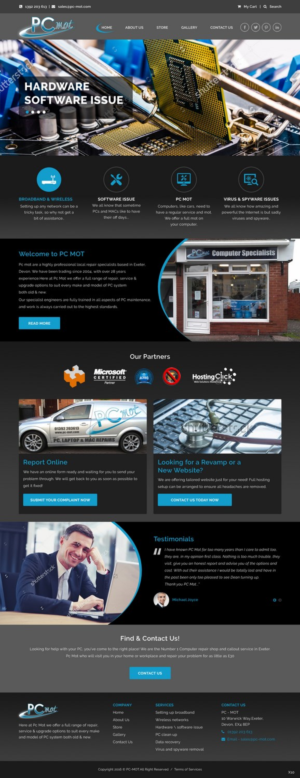 Web Design par pb pour Pc Mot | Design : #10804728