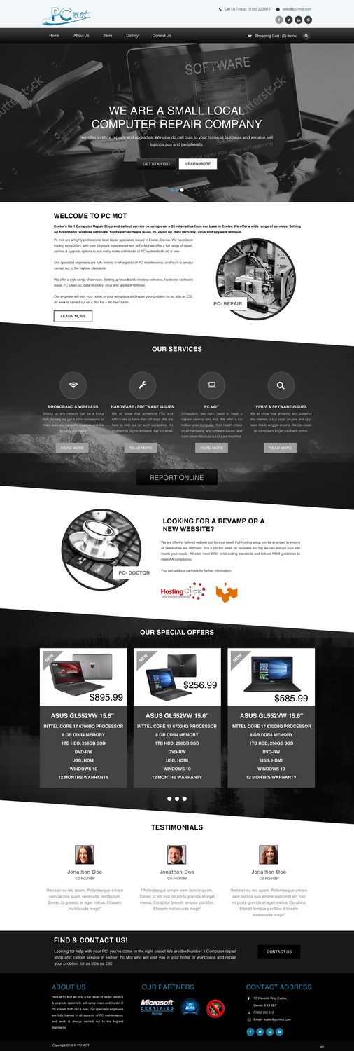 Diseño Web por pb para Pc Mot | Diseño #10804729