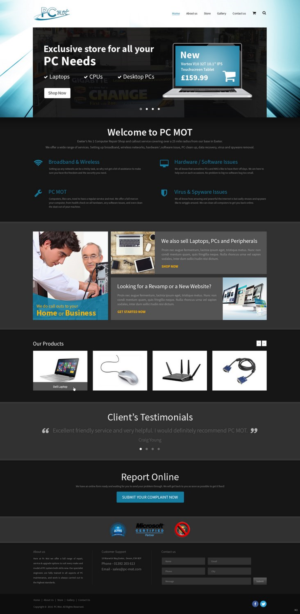 Web Design by pb for Pc Mot | Design: #10804742