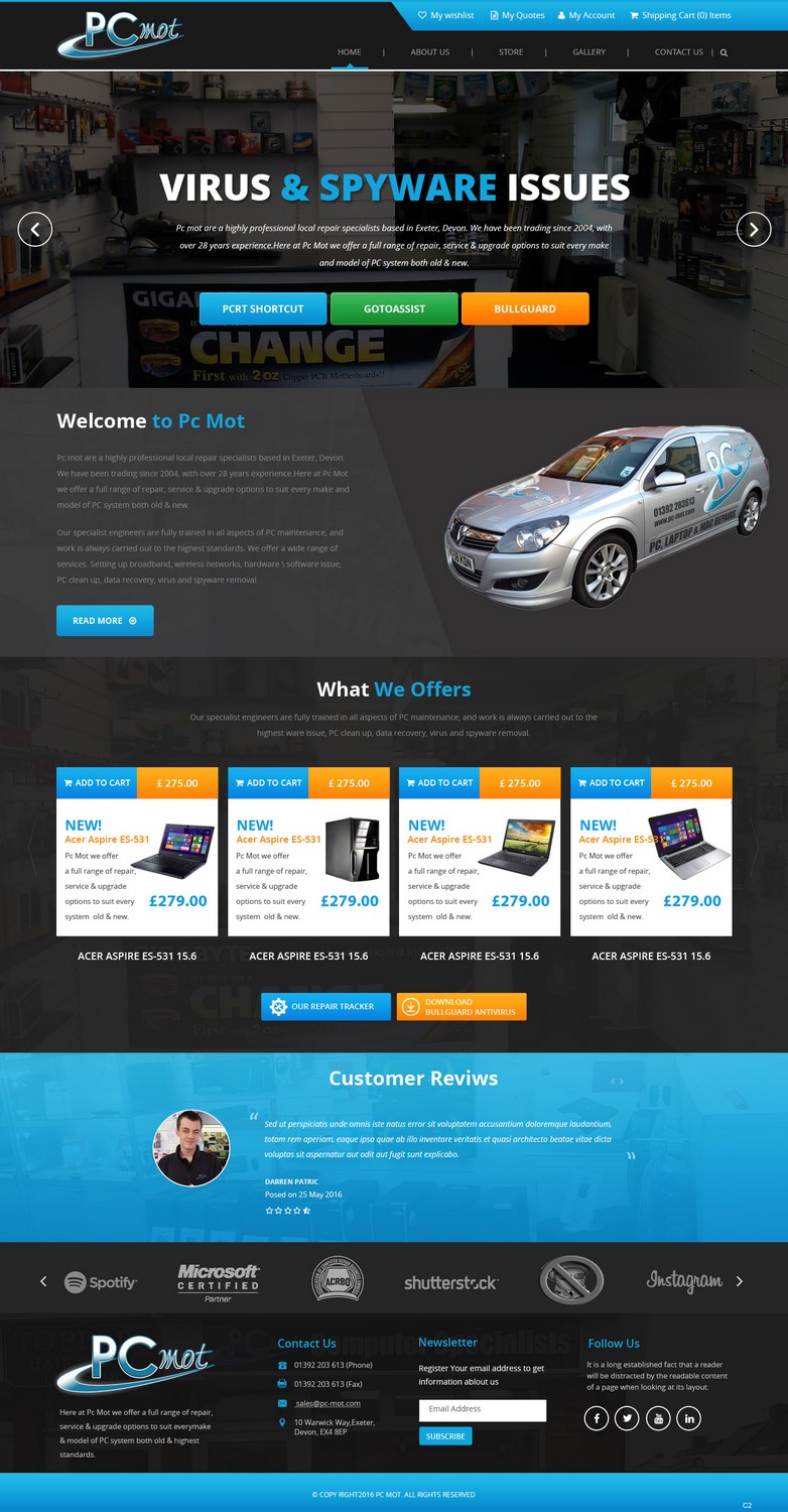 Diseño Web por pb para Pc Mot | Diseño #10842948