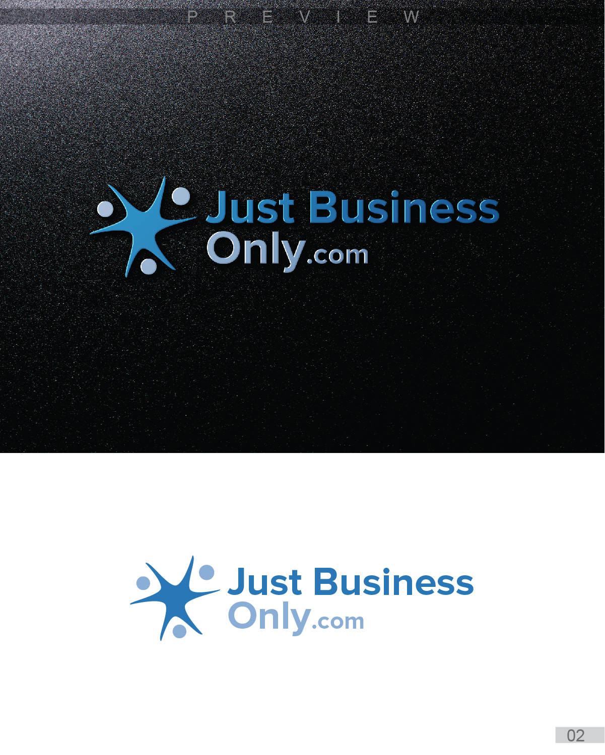 Logo Design by 3Guys for Just Business Only | Design #10806966