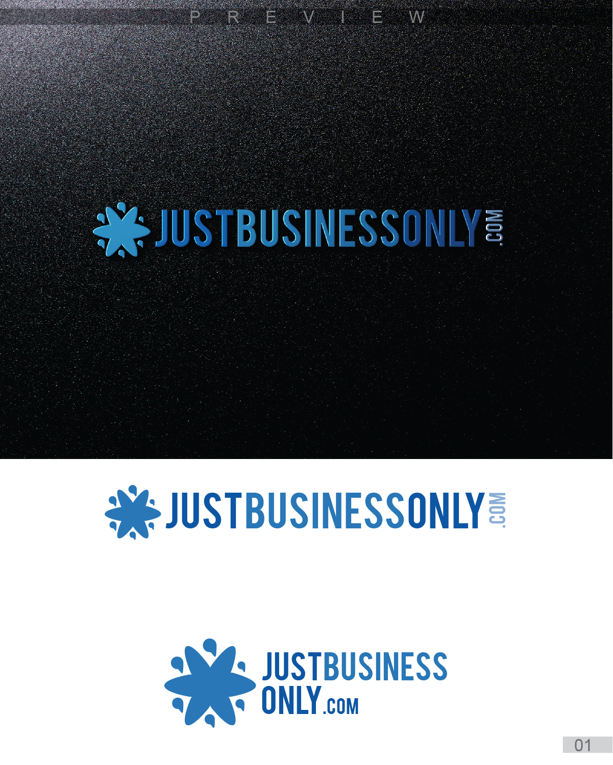 Logo Design by 3Guys for Just Business Only | Design #10806967