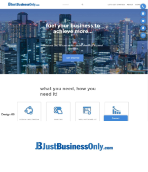 Diseño de Logo por 3Guys para Just Business Only | Diseño: #10807267