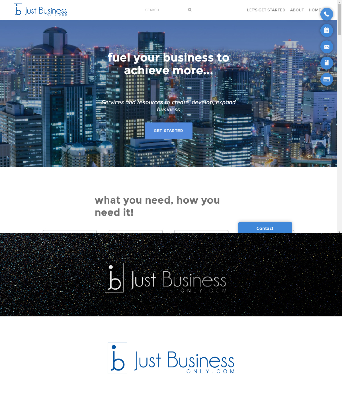 Design de Logo par 3Guys pour Just Business Only | Design #10807268