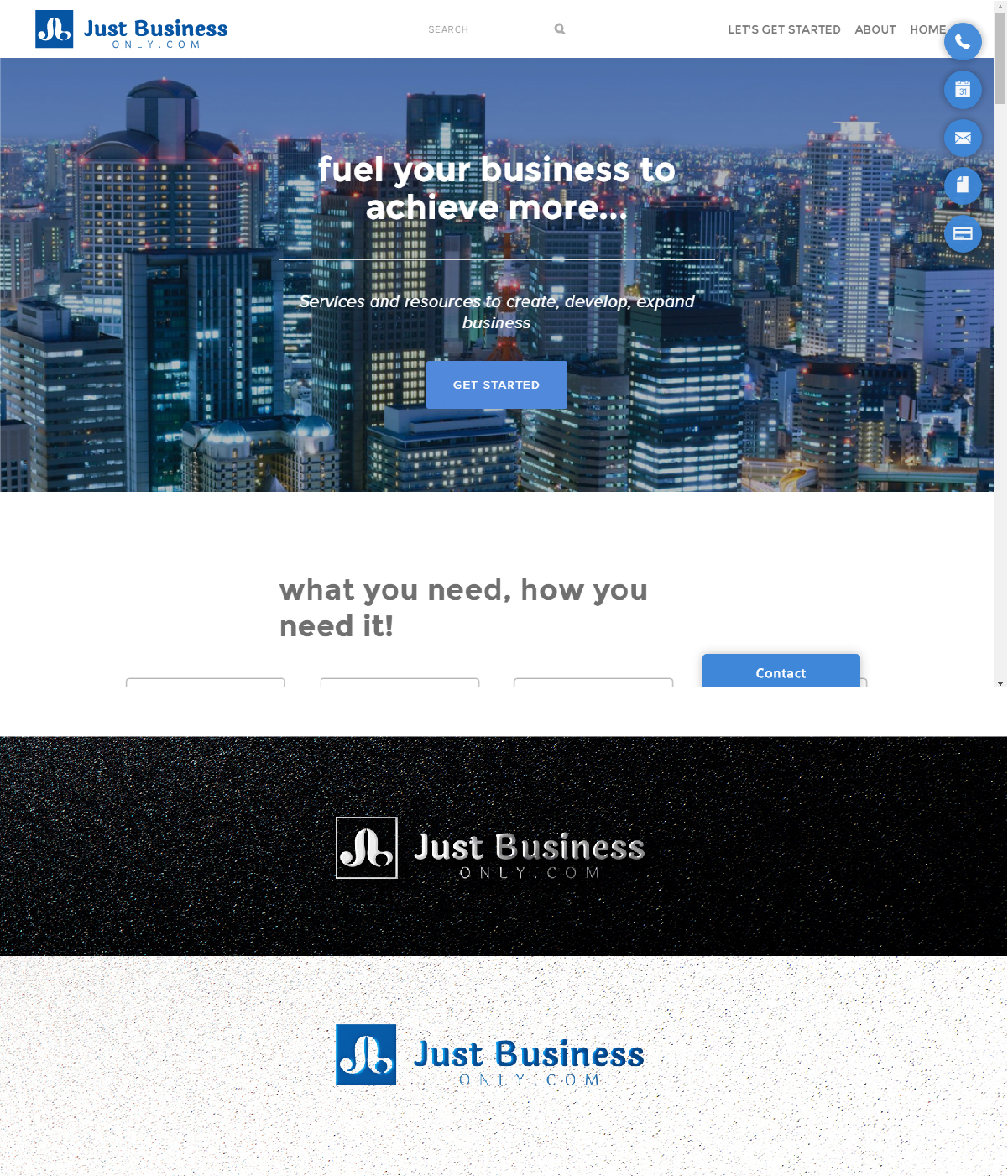Design de Logo par 3Guys pour Just Business Only | Design #10807269