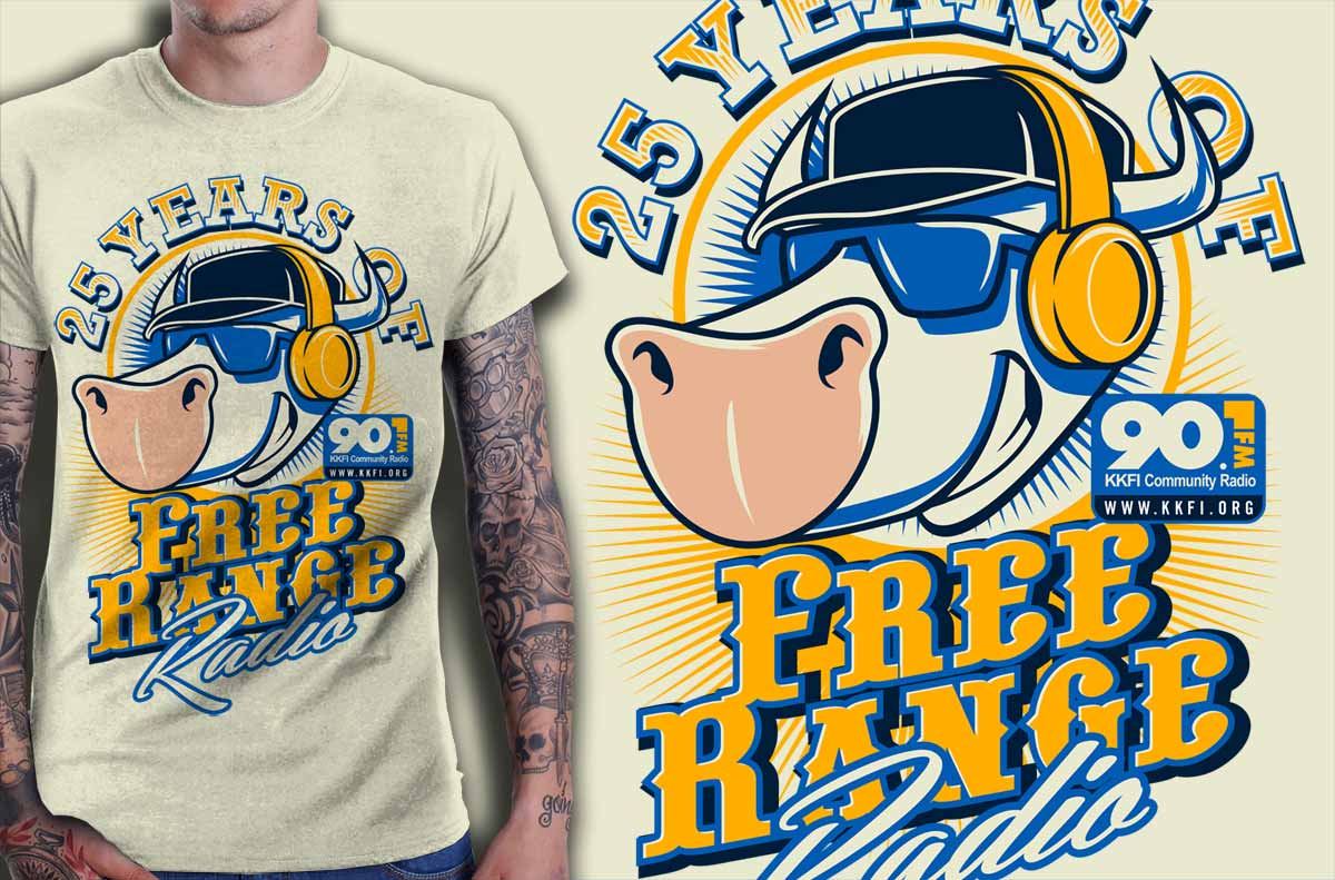 Design de T-shirt par diwaz pour KKFI 90.1 FM Community Radio | Design #2297499