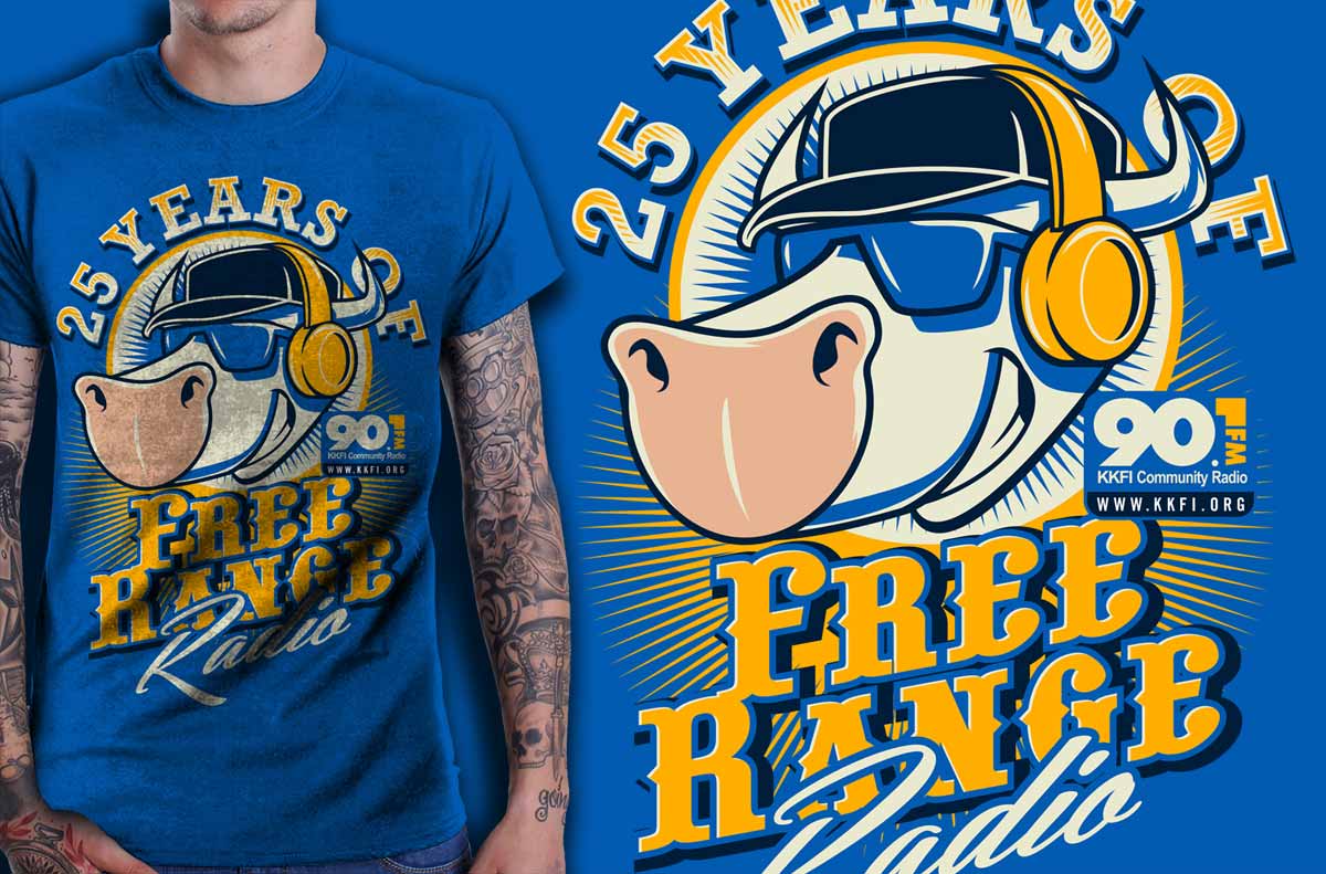T-Shirt-Design von diwaz für KKFI 90.1 FM Community Radio | Design #2297504