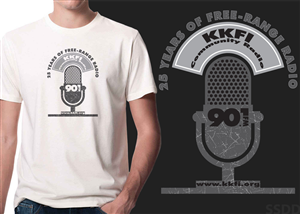 Free-Range Radio T-shirt Design  | T-Shirt-Design von SSDD