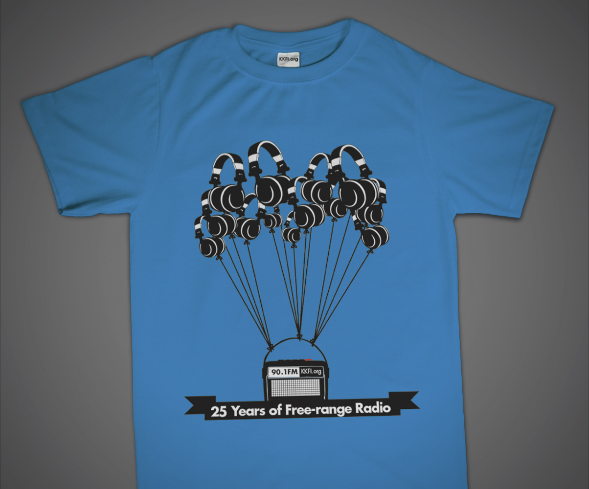 T-shirt Design by Robn for KKFI 90.1 FM Community Radio | Design #2306022