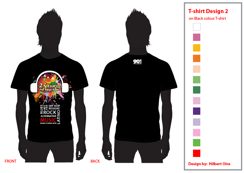 Diseño de Camiseta por henjie para KKFI 90.1 FM Community Radio | Diseño #2308884