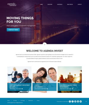 Web Design by pb for Agenda Invest AG | Design: #10769119