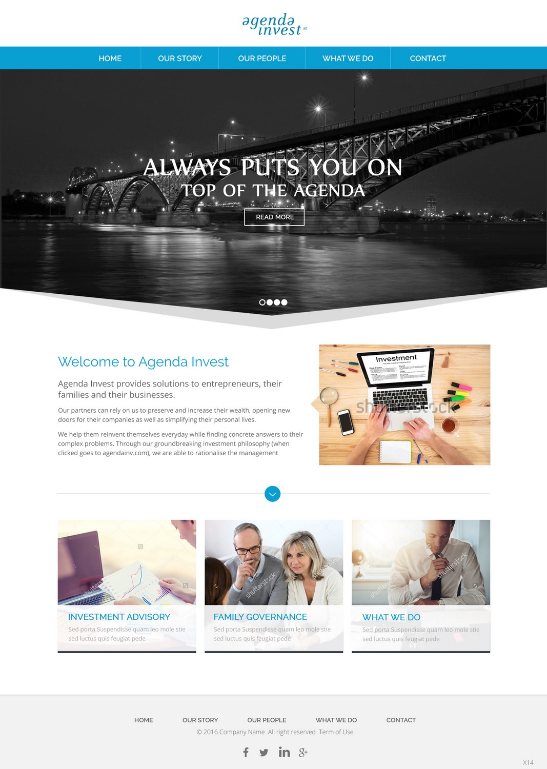 Web Design by pb for Agenda Invest AG | Design #10780968