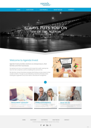 Web Design by pb for Agenda Invest AG | Design: #10780968