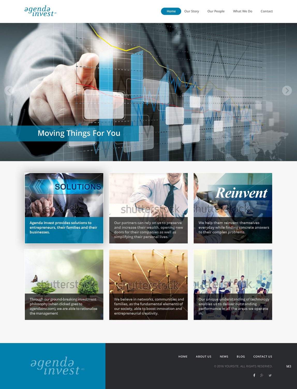 Web Design by pb for Agenda Invest AG | Design #10796986