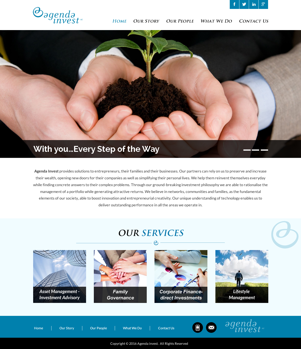 Web Design by Sbss for Agenda Invest AG | Design #10770508
