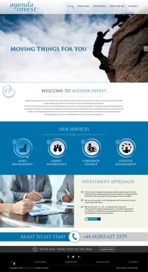 Web Design by Sbss for Agenda Invest AG | Design: #10776177