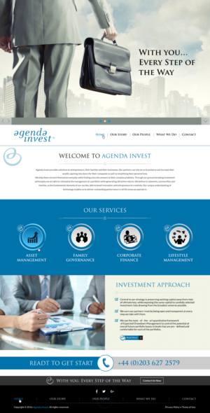 Web Design by Sbss for Agenda Invest AG | Design: #10791578
