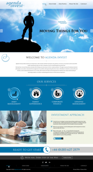 Web Design by Sbss for Agenda Invest AG | Design: #10791582