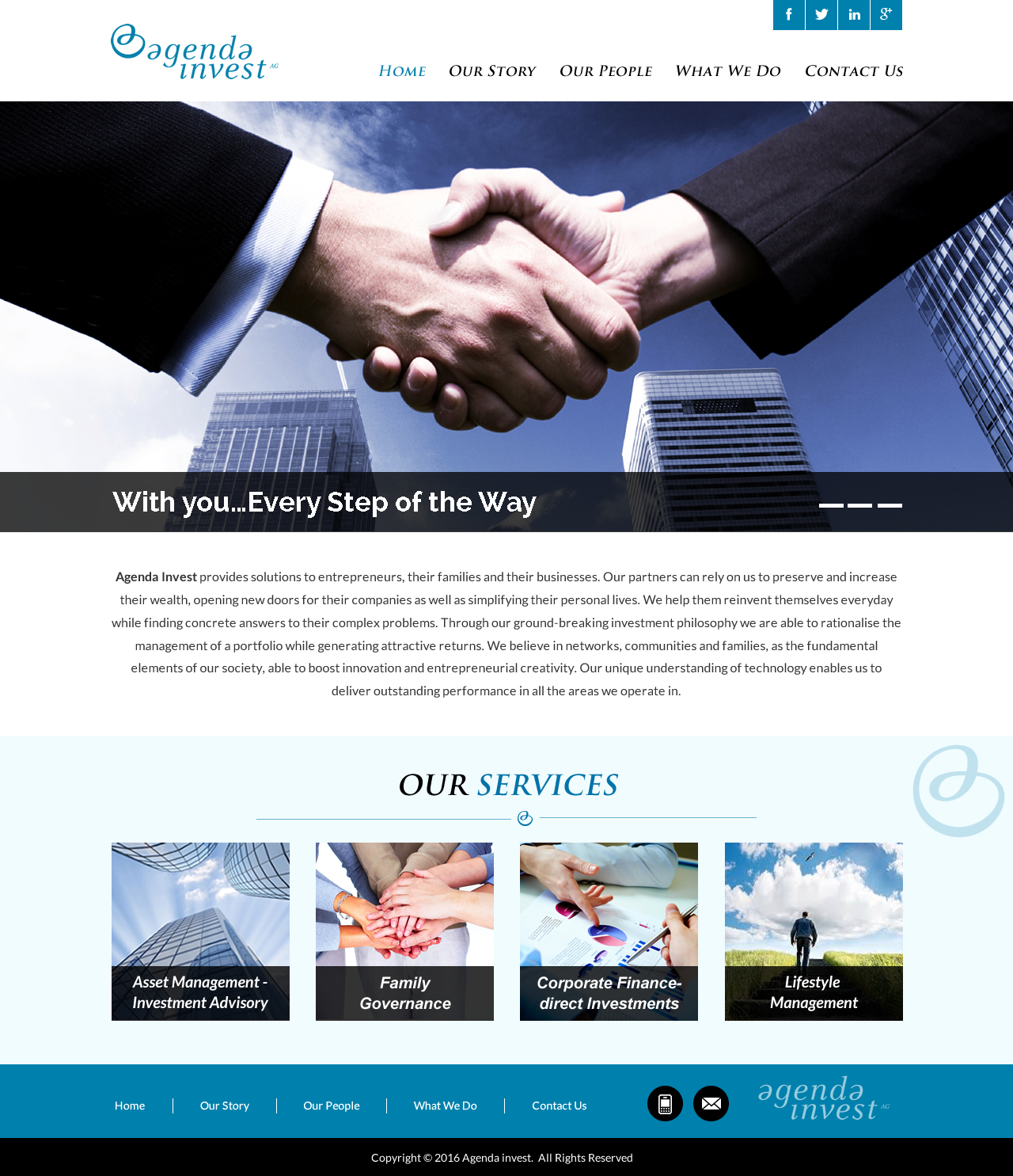 Web Design by Sbss for Agenda Invest AG | Design #10791587