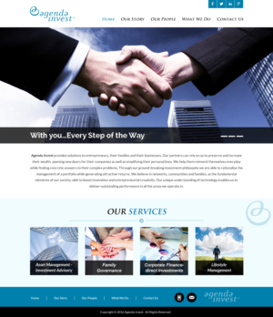 Web Design by Sbss for Agenda Invest AG | Design: #10791587