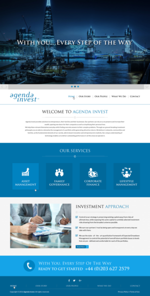 Web Design by Sbss for Agenda Invest AG | Design: #10841503