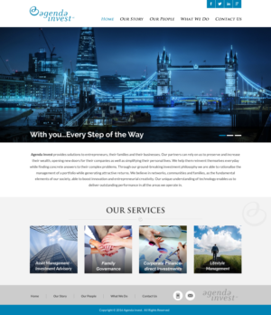 Web Design by Sbss for Agenda Invest AG | Design: #10841509
