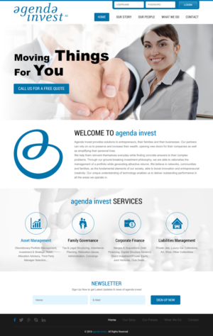 Web Design by rightway for Agenda Invest AG | Design: #10771325