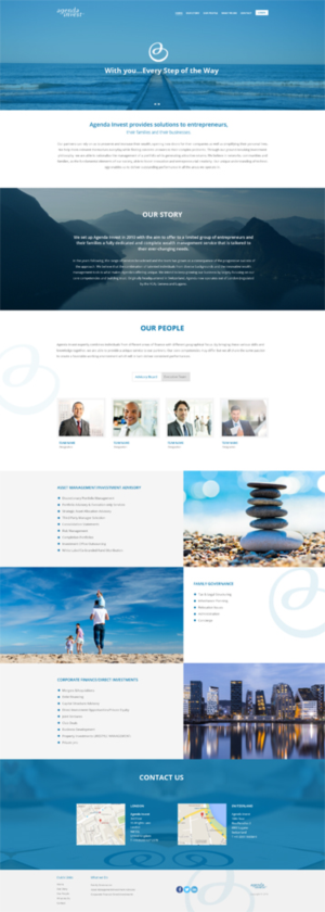 Web Design by Himanshi10 for Agenda Invest AG | Design #10800418