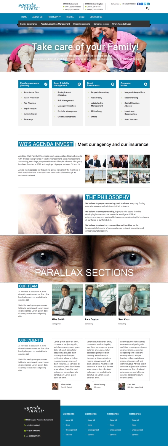 Web Design by cCopilot for Agenda Invest AG | Design #10840249