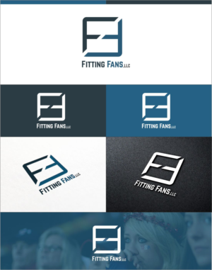 Logo Design by DG for Fitting Fans, LLC | Design: #10783677