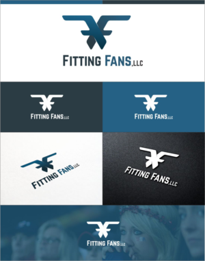 Logo Design by DG for Fitting Fans, LLC | Design: #10783678