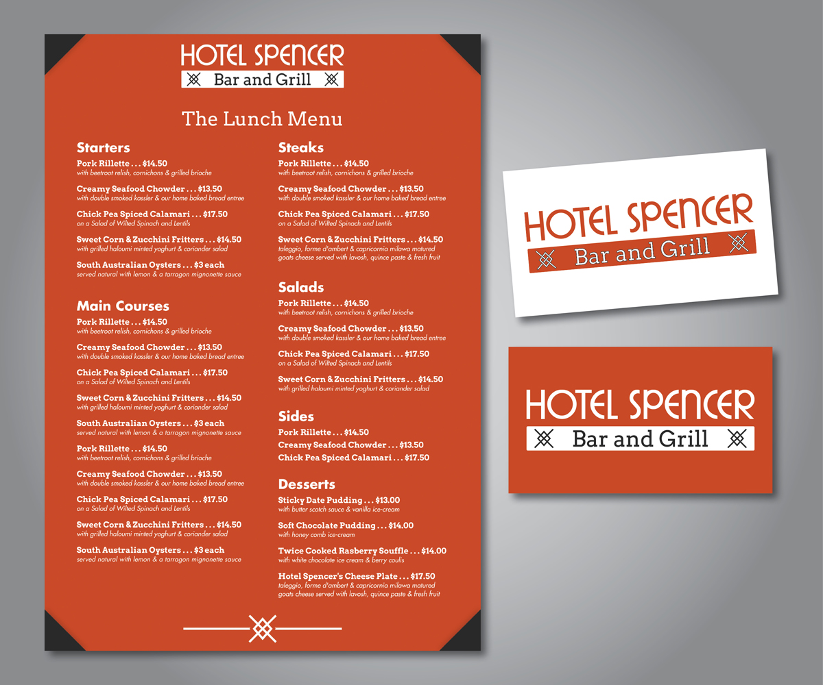 Menu Design by Ekanite for this project | Design #2264878