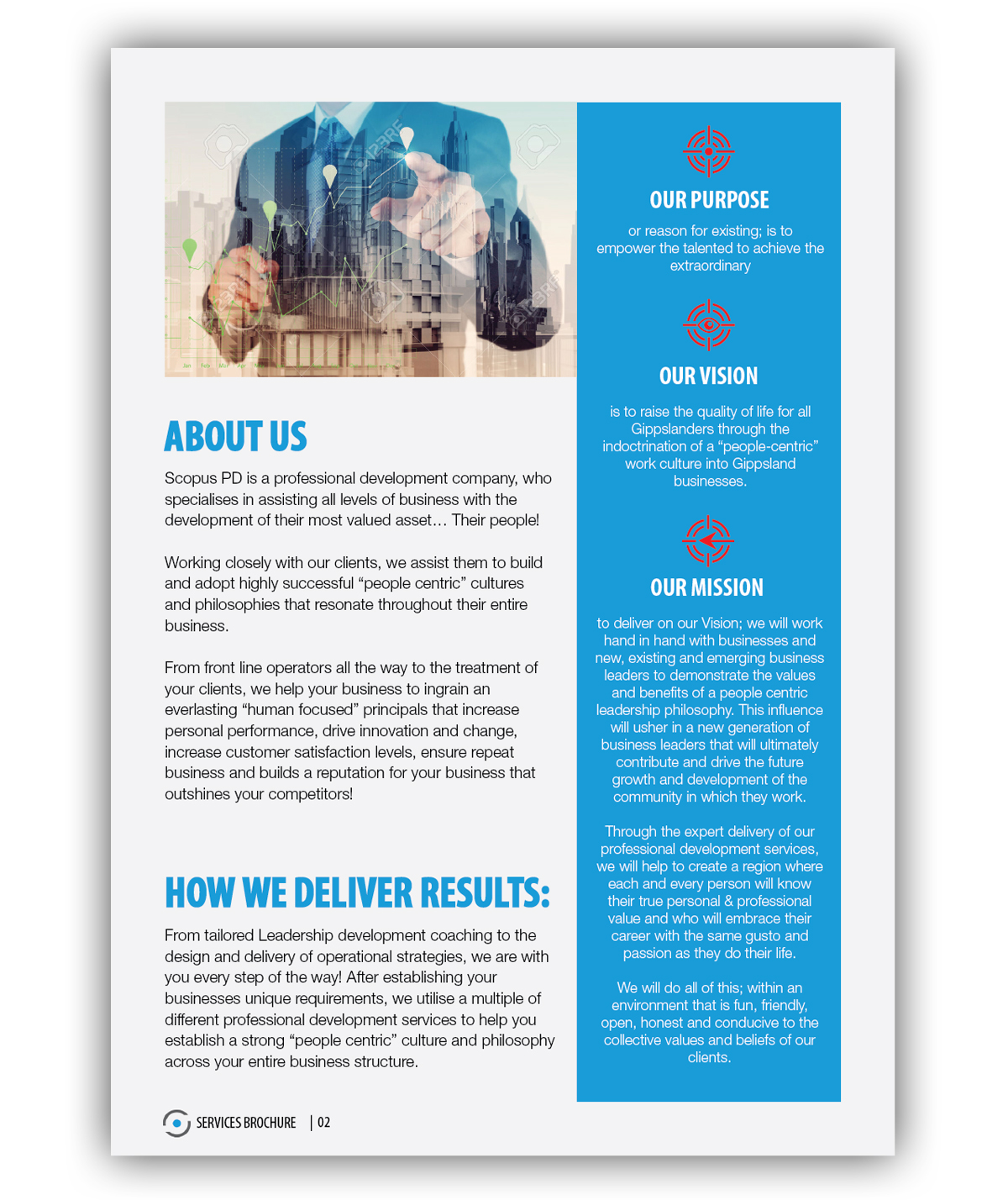 Brochure Design by Andrew1965 for Scopus Consulting | Design #10782424