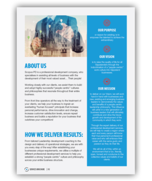 Diseño de Brochure por Andrew1965 para Scopus Consulting | Diseño: #10782424