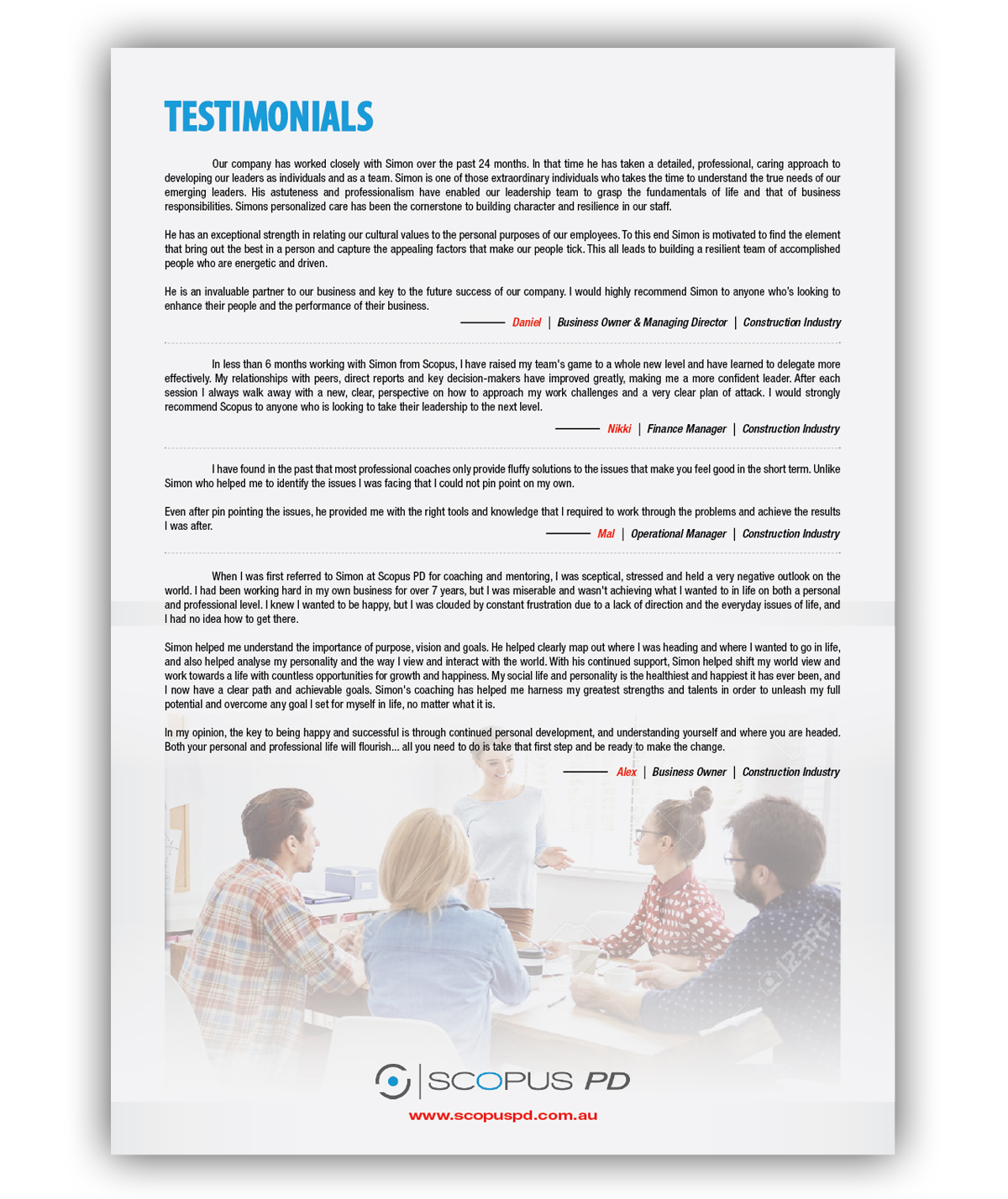 Design de Brochure par Andrew1965 pour Scopus Consulting | Design #10782476