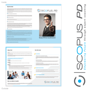 Diseño de Brochure por Alauddin Plus para Scopus Consulting | Diseño #10767931