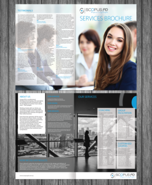 Coaching company requires a Bi-Fold Services Brochure | Diseño de Brochure por Victor_pro