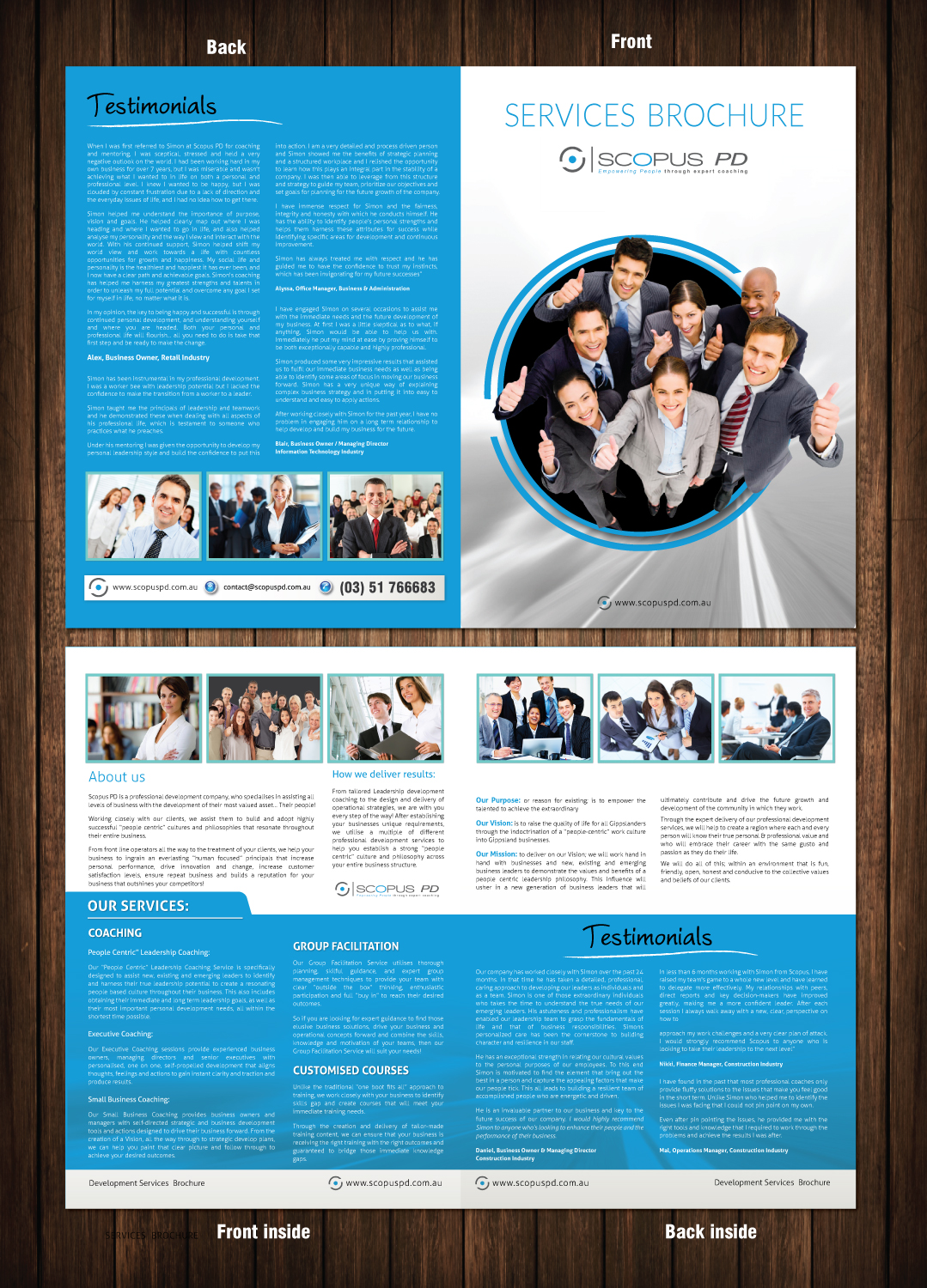 Brochure Design by meet007 for Scopus Consulting | Design #10770037