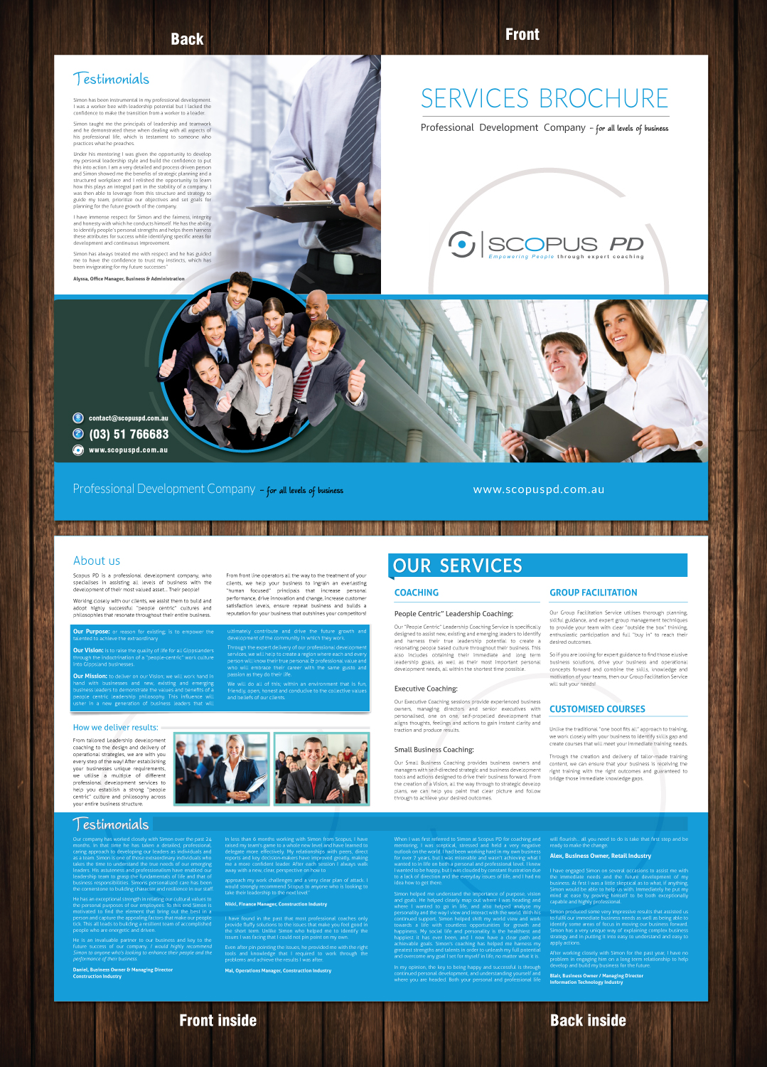 Design de Brochure par meet007 pour Scopus Consulting | Design #10805836