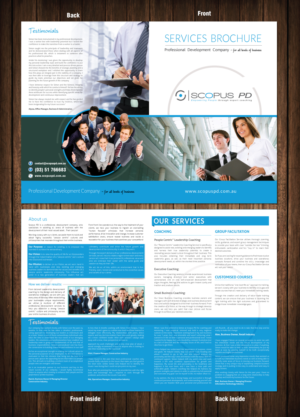 Diseño de Brochure por meet007 para Scopus Consulting | Diseño: #10805836
