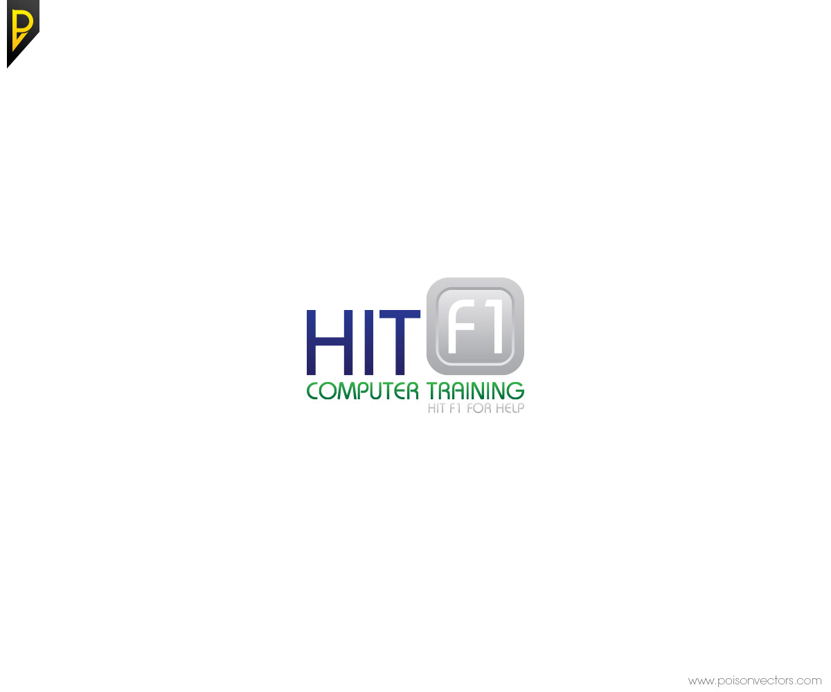 Logo Design by poisonvectors for Hit F1 Computer Training | Design #10916543
