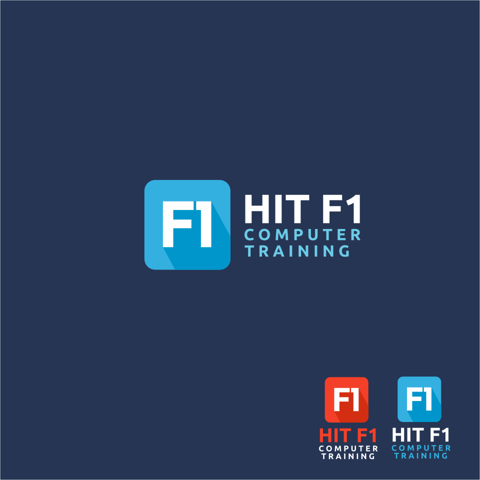Logo Design by fanis for Hit F1 Computer Training | Design #10775038