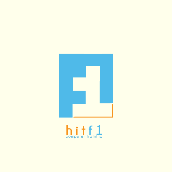 Logo Design by Ubharta Kalakar for Hit F1 Computer Training | Design #10789242